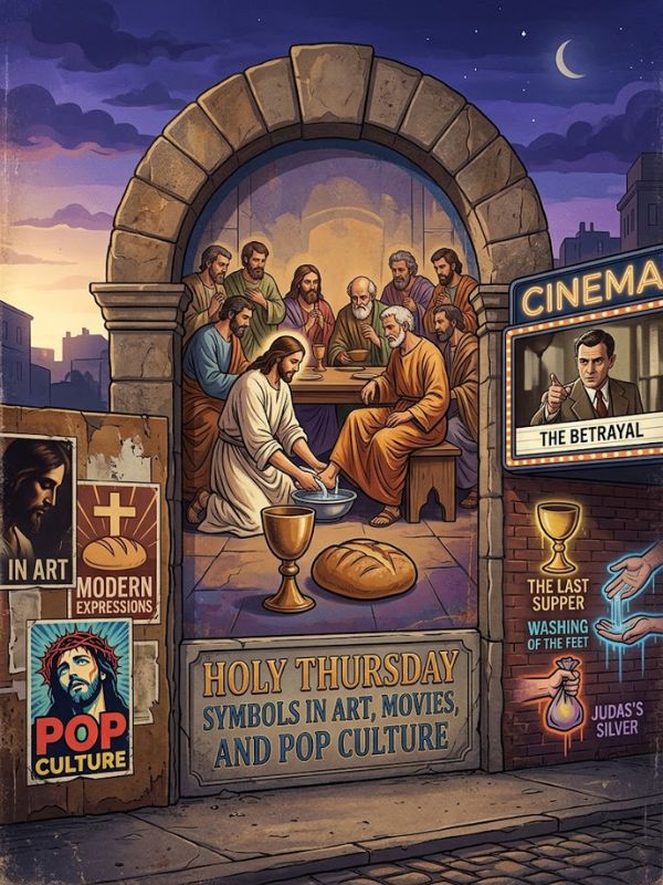 Holy Thursday Symbols in Art, Movies, and Pop Culture