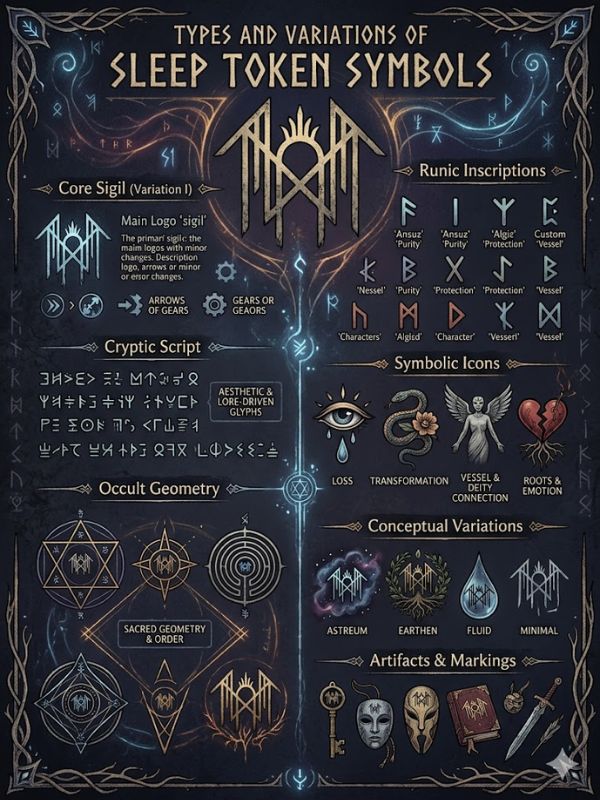 Types and Variations of Sleep Token Symbols