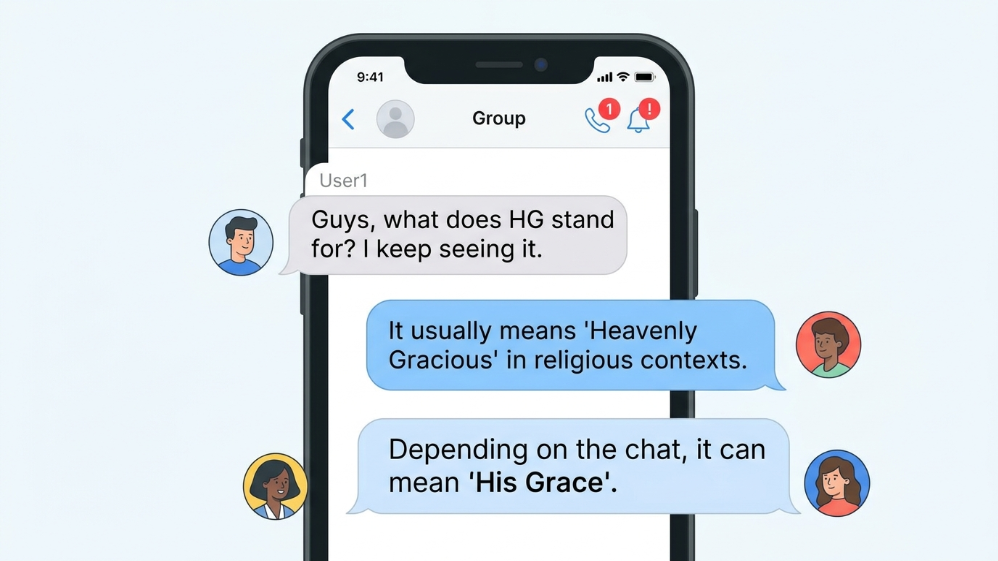 HG Meaning in Chat, WhatsApp, Instagram, TikTok