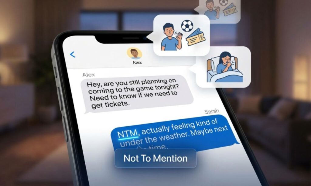 NTM Meaning in Text