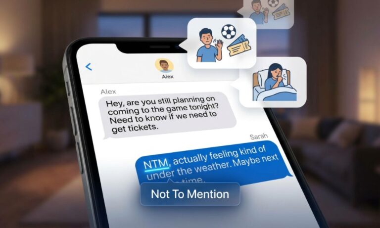 NTM Meaning in Text