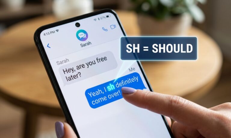 SH" Mean in Text