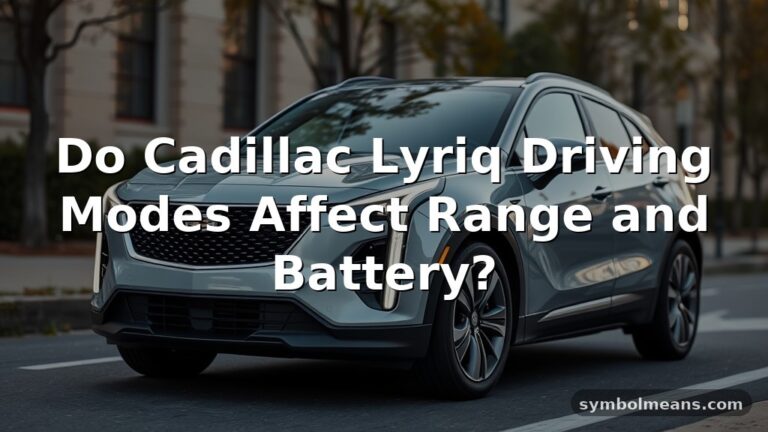 do the driving modes in cadillac lyriq offer different ranges or battery usages?